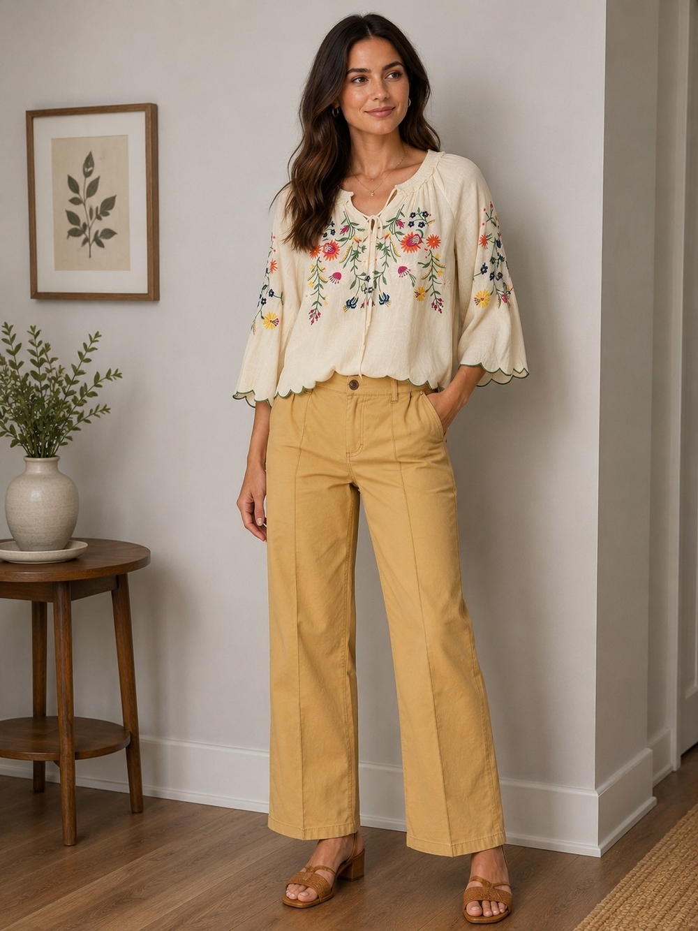 Nicole Miller New York Kick Flare Pants | Size 8 - Picture 5 of 5